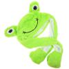 Abaodam 1pc Frog Plush Hat Moving Ears Cute Animal Party Prop for Halloween Cosplay Soft Cartoon Design for Adults and Teens Accessory for Ages view 3