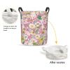 Foruidea Beautiful Traditional Paisley Floral Art Laundry Basket,Laundry Hamper,Collapsible Storage Bin, Oxford Fabric Clothes Baskets,Nursery Hamper For Home,Office,Dorm,Gift Basket, Medium view 2