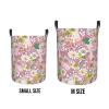 Foruidea Beautiful Traditional Paisley Floral Art Laundry Basket,Laundry Hamper,Collapsible Storage Bin, Oxford Fabric Clothes Baskets,Nursery Hamper For Home,Office,Dorm,Gift Basket, Medium view 4