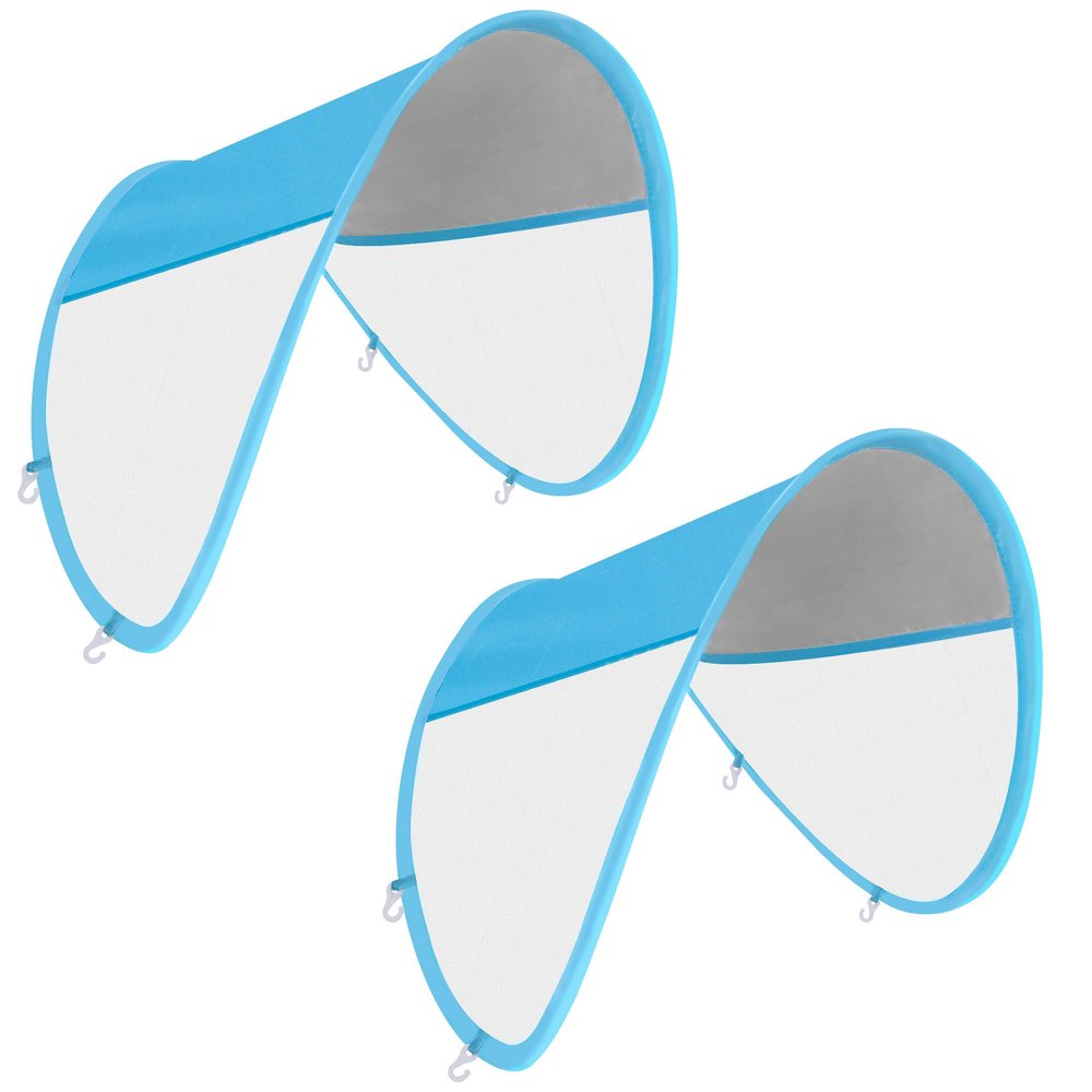 Adnee 2 Pack Baby Swim Float Removable Canopy-Sun Protection Canopy for Baby-UPF50+ Proof Canopy-Sunscreen Coating,Compatible for Mambobaby Floats 