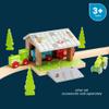 Bigjigs Rail Barnyard Train Toy - Farm Animals Tunnel with Removable Ramp, Sustainable Wooden Toys for Trains & Car Tracks, Railway & Road Track Accessories, 3+ Year Olds view 2