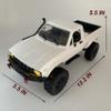 HLSFWDRIVE WPL C24-1 RC Rock Crawler RC Truck 4x4 1/16 Scale RC Crawler Off Road Remote Control Pickup 2.4G All Terrain RTR with Proportional Throttle Steering Led Light Adult view 2