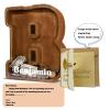 JOOMLAFLY Personalized Wooden Letter Piggy Bank for Kids Larger Letter Piggy Bank for Boys and Girls Initial Coin Bank Customized Piggy Bank Perfect Wood Kids Money Bank for Birthday and Festival view 3