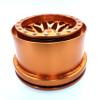 KEBEILEE CNC Aluminum wheel for PRO-Line MX43 tire For Traxxas XRT&XMAX 1pcs (orange) view 2