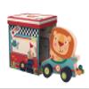 Lion Bababoo Push and Pull Toy | 10+ Months | Beech Wood | Size 6" x 6.5" x 3" | Fine Motor Skills | Playtales Stories Included | view 2
