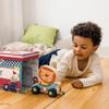 Lion Bababoo Push and Pull Toy | 10+ Months | Beech Wood | Size 6" x 6.5" x 3" | Fine Motor Skills | Playtales Stories Included | view 3