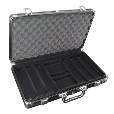 Aosekaa Chip Set Holder Chip Carry Case Portable with Handle Token Box Storage Container for Travel Household Men Women
