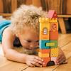 Bababoo and Friends Little Castle Stacking Toy | 18+ Months | Beech Wood | Size 7" x 5" | Fine Motor Skills | 17 Pieces | Building Blocks Collection | view 4