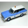 1970 Galaxie Station Wagon Blue and White with Blue Interior Limited Edition to 180 Pieces Worldwide 1/43 Model Car by Goldvarg Collection GC-PAA-007 view 1