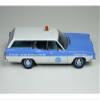 1970 Galaxie Station Wagon Blue and White with Blue Interior Limited Edition to 180 Pieces Worldwide 1/43 Model Car by Goldvarg Collection GC-PAA-007 view 2