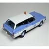 1970 Galaxie Station Wagon Blue and White with Blue Interior Limited Edition to 180 Pieces Worldwide 1/43 Model Car by Goldvarg Collection GC-PAA-007 view 3
