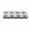 1/4 oz .999 Fine Silver - Monarch Building Block Bar - Quarter 2x4 view 4