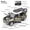 1/18 Scale Metal Alloy Diecast Vehicle Model Car Toy Collectible Model Truck for Land Rover Defender 110,with Sound Light Toys,Home Decorate, Green view 2