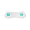 ABZ Pin Free Cloth Diaper Fasteners for Prefolds, Pre-Flats or Flat Diapers - 4 Pack - Turquoise view 3