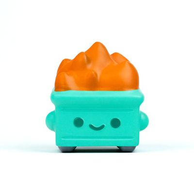 100% Soft Dumpster Fire Stress Squishy