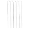 MECCANIXITY 10pcs 1.2x190mm (7.48 Inch) Steel Z Pull/Push Rods Parts for DIY RC Car Boat Airplane Helicopter Model Replacement, Silver view 1