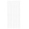 MECCANIXITY 10pcs 1.2x300mm (11.81 Inch) Steel Z Pull/Push Rods Parts for DIY RC Car Boat Airplane Helicopter Model Replacement, Silver view 1