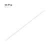 MECCANIXITY 30pcs 1.2x450mm (17.72 Inch) Steel Z Pull/Push Rods Parts for DIY RC Car Boat Airplane Helicopter Model Replacement, Silver view 3
