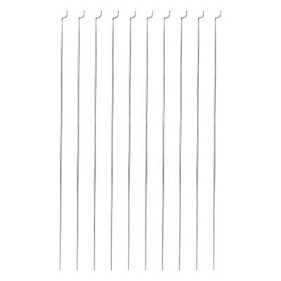 MECCANIXITY 10pcs 1.2x120mm (4.72 Inch) Steel Z Pull/Push Rods Parts for DIY RC Car Boat Airplane Helicopter Model Replacement, Silver