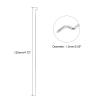 MECCANIXITY 10pcs 1.2x120mm (4.72 Inch) Steel Z Pull/Push Rods Parts for DIY RC Car Boat Airplane Helicopter Model Replacement, Silver view 2