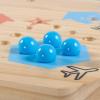 Medikaison 30Pcs 14MM Wahoo Board Game Replacement Marbles 6 Colors Aggravation Marbles with 6 Dices and 1 Storage Bag for Aggravation Wahoo Board Game view 4