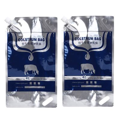 Eeneme Food Grade 4L Calf Colostrum Packaging Storage Colostrum Fresh Refill Service Cold Storage Bag Colostrum Filling Storage Bag