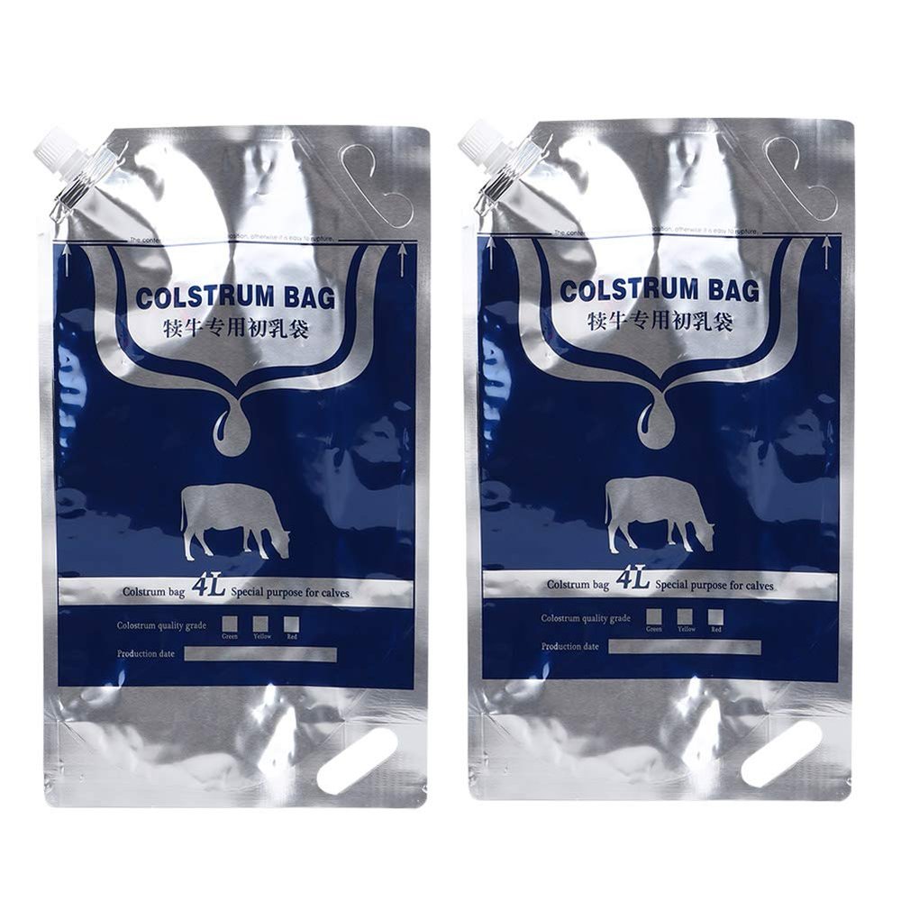 Eeneme Food Grade 4L Calf Colostrum Packaging Storage Colostrum Fresh Refill Service Cold Storage Bag Colostrum Filling Storage Bag