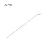 MECCANIXITY 30pcs 1x80mm (3.15 Inch) Steel Z Pull/Push Rods Parts for DIY RC Car Boat Airplane Helicopter Model Replacement, Silver view 3