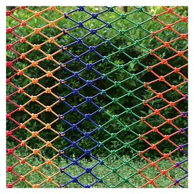 8mm Thick Balcony Anti-Fall Nets,Colorful Protective Nylon Rope Nets,Child Safety Nets,Stairs Protection Children Anti-Fall Nets, Decorative Nets Cat Anti-Climb Net,Decorative Nylon Hand-woven Rope Ne