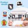 FELSOOGRE 7 Pcs Black and White High Contrast Baby Toys for Newborn, Tummy Time Toys Montessori Toy for Babies 0-6 Months, Sensory Newborn Infant Toy Soft Book for 0-3 3-6 6-12 Months Boys Girls view 2