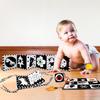 FELSOOGRE 7 Pcs Black and White High Contrast Baby Toys for Newborn, Tummy Time Toys Montessori Toy for Babies 0-6 Months, Sensory Newborn Infant Toy Soft Book for 0-3 3-6 6-12 Months Boys Girls view 4