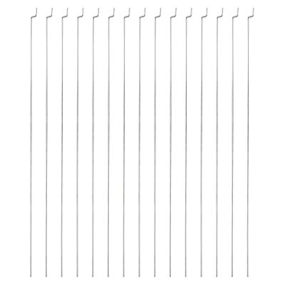 MECCANIXITY 30pcs 1x300mm (11.81 Inch) Steel Z Pull/Push Rods Parts for DIY RC Car Boat Airplane Helicopter Model Replacement, Silver