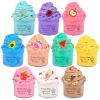 Premium Scented Butter Slime,10 Pack Slime,with Peach Charm,Watermelons,Apples and More Charms,10 Fun Add Ins,Pre-Made Slime for Kids,Great 6 Year Old Toys,Super Soft Sludge Toy.Super Mini view 1