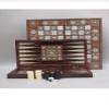 19" inch Luxury Backgammon Sets for Adults Large Wooden Mother of Pearl Game Board Handmade Game Sets and Pieces Gift idea for Dad, Anniversary, Birthday view 1