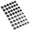 CNC Aluminum 1/5 RC Car Losi 5ive t 5T Body Shell Washer Cover Gasket Spacer Set 48pcs (Black) view 1