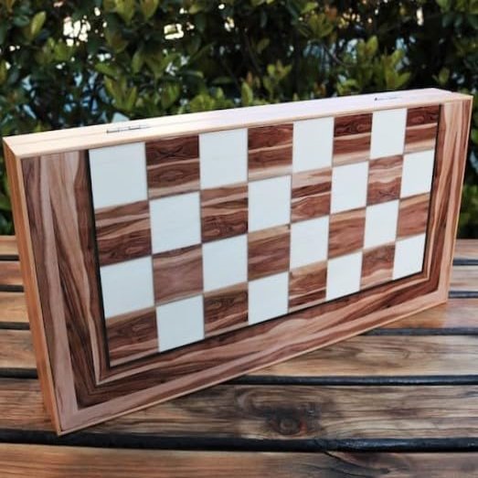 22,8" inch Wooden Backgammon Sets for Adults Complete Large Wooden Game Board Handmade Game Sets and Pieces Gift idea for Dad, Husband, Anniversary