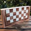 22,8" inch Wooden Backgammon Sets for Adults Complete Large Wooden Game Board Handmade Game Sets and Pieces Gift idea for Dad, Husband, Anniversary view 1