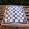22,8" inch Wooden Backgammon Sets for Adults Complete Large Wooden Game Board Handmade Game Sets and Pieces Gift idea for Dad, Husband, Anniversary view 3