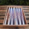 22,8" inch Wooden Backgammon Sets for Adults Complete Large Wooden Game Board Handmade Game Sets and Pieces Gift idea for Dad, Husband, Anniversary view 4