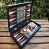 19" inch Wooden Mother-of-Pearl Backgammon Sets for Adults Large Wooden Game Board Handmade Game Sets and Pieces Gift idea for Dad, Husband, Anniversary view 2