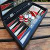 19" inch Wooden Mother-of-Pearl Backgammon Sets for Adults Large Wooden Game Board Handmade Game Sets and Pieces Gift idea for Dad, Husband, Anniversary view 4