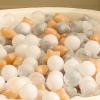 TRENDPLAY Star Ball Pit Balls for Toddlers - 200 Count Star Balls Different Shapes, Non-Toxic Plastic Balls for Safe Play, Boys Girls Festival Party Decoration, Milktea Gray view 4