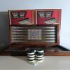 19" inch Wooden Mother-of-Pearl Backgammon Sets for Adults Large Wooden Game Board Handmade Game Sets and Pieces Gift idea for Dad, Anniversary, Birthday view 1