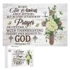 1000 Piece Jigsaw Puzzle for Adults Challenging Puzzle - Religious Flower Scripture Puzzles Inspirational Puzzles for Family Activities Games Christian Gifts, Religious Gifts view 1