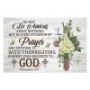1000 Piece Jigsaw Puzzle for Adults Challenging Puzzle - Religious Flower Scripture Puzzles Inspirational Puzzles for Family Activities Games Christian Gifts, Religious Gifts view 3