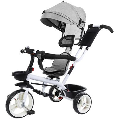 SAFIGLE Boy Girl Tricycle Height Lightweight Boy Girl Stroller Sunshade Design for Outdoor Fun Suitable for Ages Bike Safety Features