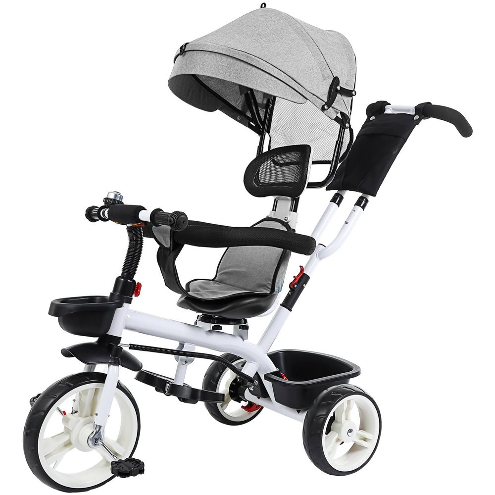 SAFIGLE Boy Girl Tricycle Height Lightweight Boy Girl Stroller Sunshade Design for Outdoor Fun Suitable for Ages Bike Safety Features
