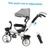 SAFIGLE Boy Girl Tricycle Height Lightweight Boy Girl Stroller Sunshade Design for Outdoor Fun Suitable for Ages Bike Safety Features view 3