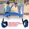 2.5M Baby Kids Anti Lost Wrist Leash with Safety Key Lock Child Toddler Harness Wristband, Perfect for Outdoor Activities, Comfortable and Durable Safety Wristband for Kids (Blue) view 2