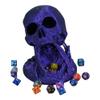 Skull Dice Tower by TechConnext - Enhanced Randomization & Striking Decor for D&D and Tabletop Games (Metallic Black/Purple) view 1